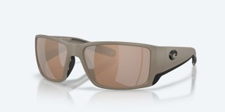 Costa Del Mar Blackfin PRO - Matte Sand - Copper Silver Mirror Polarized Glass (580G)