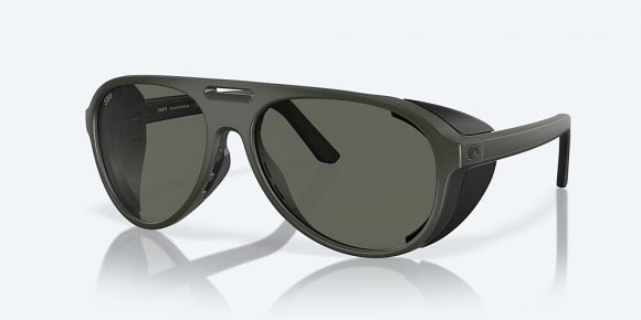 Costa Del Mar Grand Catalina - Matte Olive - Gray Polarized Glass (580G)