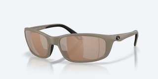 Costa Del Mar Brine II - Matte Sand - Copper Silver Mirror Polarized Glass (580G)