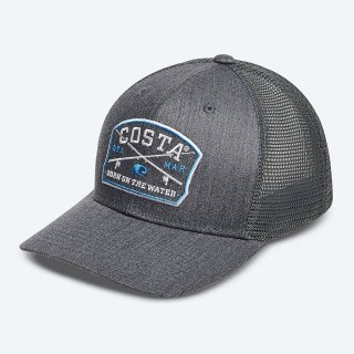 Costa Del Mar Spinners Trucker - Black Heather