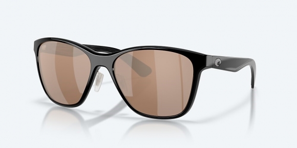 Costa Del Mar Luna Nueva - Black - Copper Silver Mirror Polarized Glass (580G)