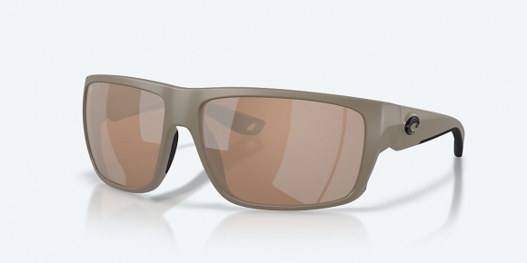 Costa Del Mar Fly Line - Matte Sand - Copper Silver Mirror Polarized Glass (580G)