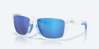 Costa Del Mar Broadbill II - Matte Clear - Blue Mirror Polarized Glass (580G)