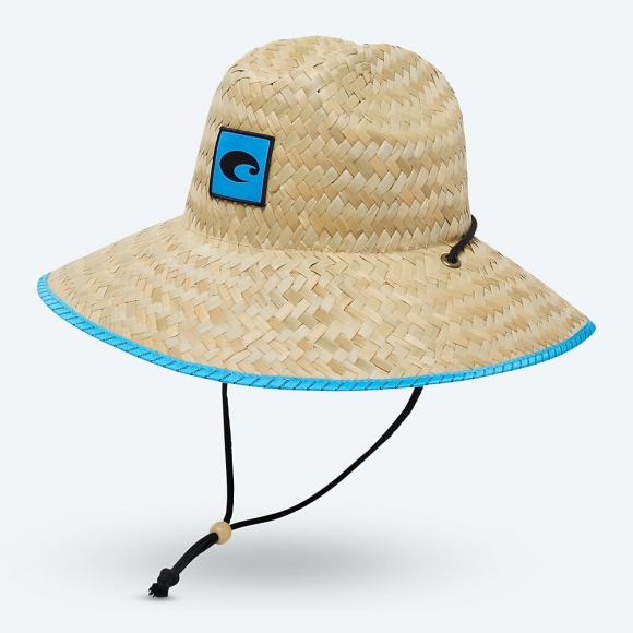 Costa Del Mar Lifeguard Straw Hat - Tan
