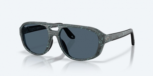Costa Del Mar Street Heat - Matte Aqua Drip - Gray Polarized Polycarbonate (580P)