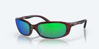 Costa Del Mar Brine - Tortoise - Green Mirror Polarized Polycarbonate (580P)