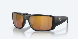 Costa Del Mar Blackfin PRO - Matte Black - Gold Mirror Polarized Glass (580G)