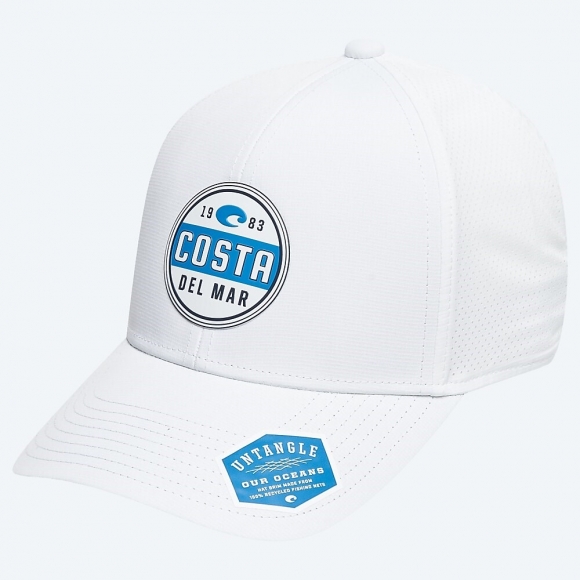 Costa Del Mar Prado Performance Hat - White