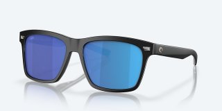 Costa Del Mar Aransas - Matte Black - Blue Mirror Polarized Glass (580G)