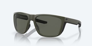 Costa Del Mar Ferg - Matte Olive - Gray Polarized Glass (580G)