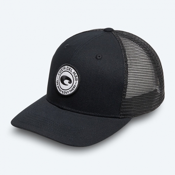 Costa Del Mar Medallion Trucker - Black