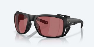 Costa Del Mar King Tide 8 - Matte Black - Rose Polarized Glass (580G)