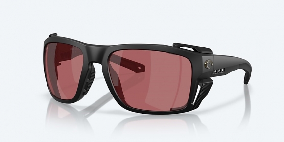 Costa Del Mar King Tide 8 - Matte Black - Rose Polarized Glass (580G)