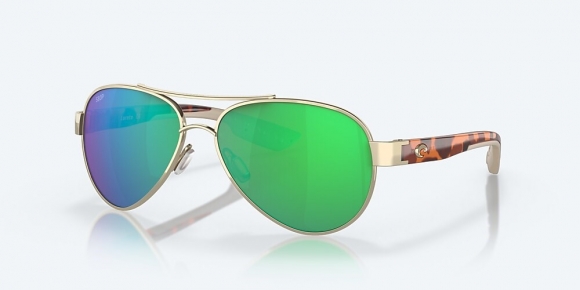 Costa Del Mar Loreto - Rose Gold - Green Mirror Polarized Polycarbonate (580P)