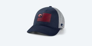 Costa Del Mar Pride Logo Trucker - Navy Heather
