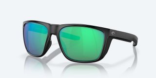 Costa Del Mar Ferg - Matte Black - Green Mirror Polarized Glass (580G)
