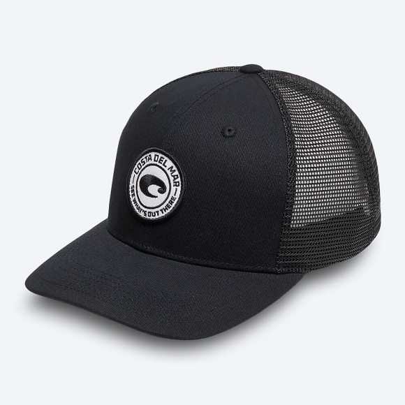 Costa Del Mar Medallion Trucker - Black