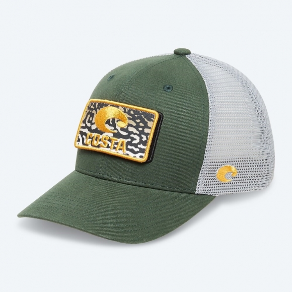 Costa Del Mar Fishskins Trucker - Forest Green