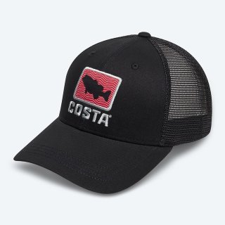 Costa Del Mar Bass Waves Trucker - Black