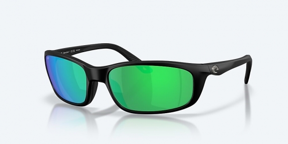 Costa Del Mar Brine II - Matte Black - Green Mirror Polarized Polycarbonate (580P)