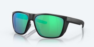Costa Del Mar Ferg XL - Matte Black - Green Mirror Polarized Glass (580G)
