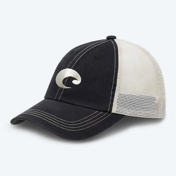 Costa Del Mar Mesh Hat - Blackout
