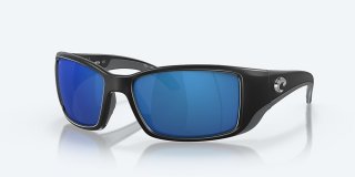 Costa Del Mar Blackfin - Matte Black - Blue Mirror Polarized Polycarbonate (580P)