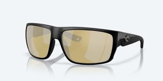 Costa Del Mar Fly Line - Matte Black - Sunrise Silver Mirror Polarized Glass (580G)