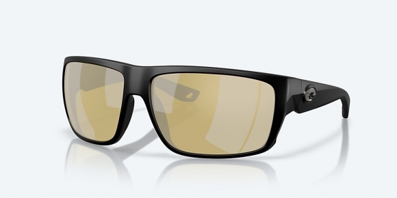 Costa Del Mar Fly Line - Matte Black - Sunrise Silver Mirror Polarized Glass (580G)