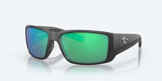 Costa Del Mar Blackfin PRO - Matte Black - Green Mirror Polarized Glass (580G)