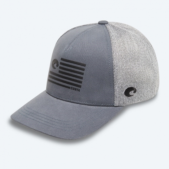Costa Del Mar Twill Trucker Pride Logo - Shark