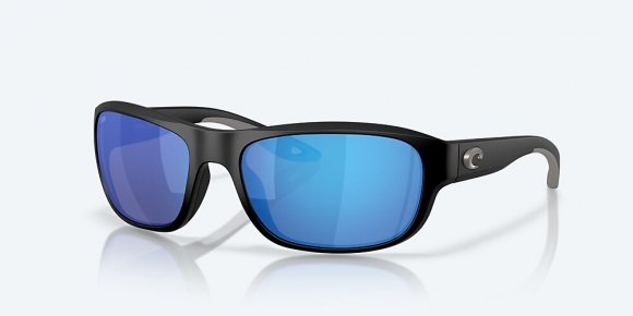 Costa Del Mar Clipperton - Matte Black - Blue Mirror Polarized Glass (580G)
