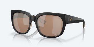 Costa Del Mar Waterwoman 2 - Matte Black - Copper Silver Mirror Polarized Glass (580G)