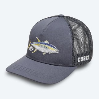 Costa Del Mar Tuna Stitched Trucker - Gray