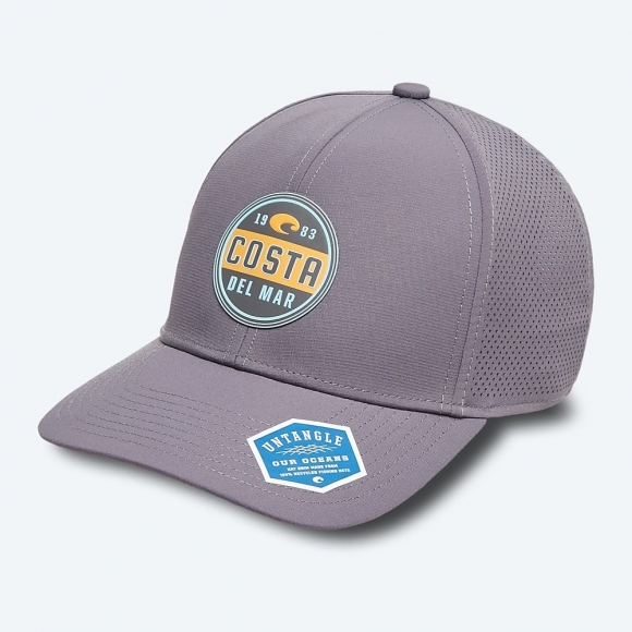 Costa Del Mar Prado Performance Hat - Charcoal
