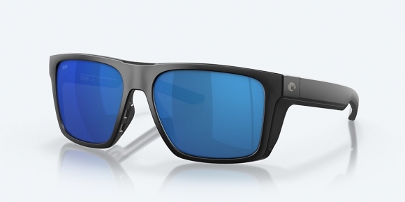 Costa Del Mar Lido - Matte Black - Blue Mirror Polarized Polycarbonate (580P)