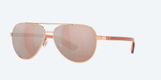 Costa Del Mar Peli - Shiny Rose Gold - Copper Silver Mirror Polarized Polycarbonate (580P)