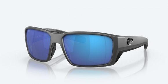 Costa Del Mar Fantail PRO - Matte Gray - Blue Mirror Polarized Glass (580G)
