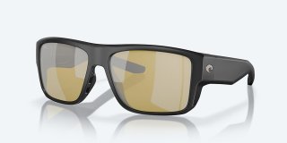 Costa Del Mar Taxman - Matte Black - Sunrise Silver Mirror Polarized Glass (580G)