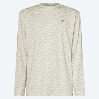 Costa Del Mar Ls Voyager Performance Shirt - Water Print White