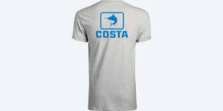 Costa Del Mar Emblem Marlin SS - Heather Gray