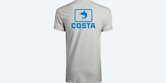 Costa Del Mar Emblem Marlin SS - Heather Gray