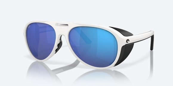 Costa Del Mar Grand Catalina - Hull White - Blue Mirror Polarized Glass (580G)