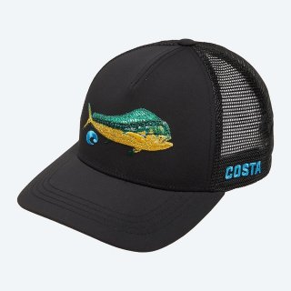 Costa Del Mar Dorado Stitched Trucker - Black
