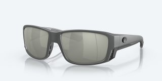 Costa Del Mar Tuna Alley PRO - Matte Gray - Gray Silver Mirror Polarized Glass (580G)