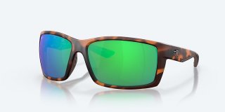 Costa Del Mar Reefton - Retro Tortoise - Green Mirror Polarized Polycarbonate (580P)
