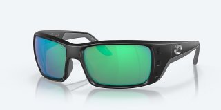 Costa Del Mar Permit - Matte Black - Green Mirror Polarized Glass (580G)
