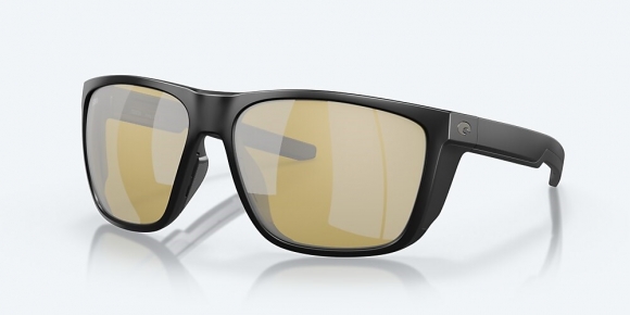 Costa Del Mar Ferg XL - Matte Black - Sunrise Silver Mirror Polarized Glass (580G)