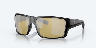 Costa Del Mar Reefton PRO - Matte Black - Sunrise Silver Mirror Polarized Glass (580G)