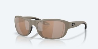 Costa Del Mar Clipperton - Matte Sand - Copper Silver Mirror Polarized Glass (580G)